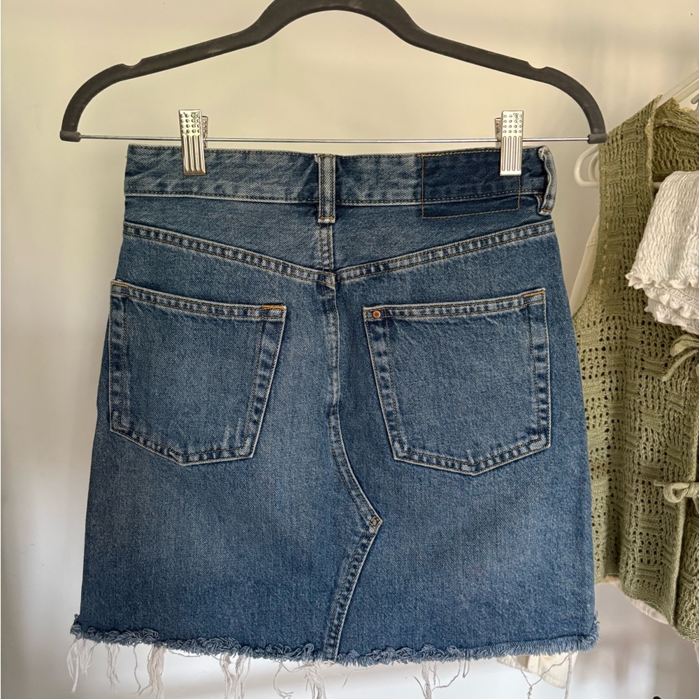 Denim Skirt • High waisted